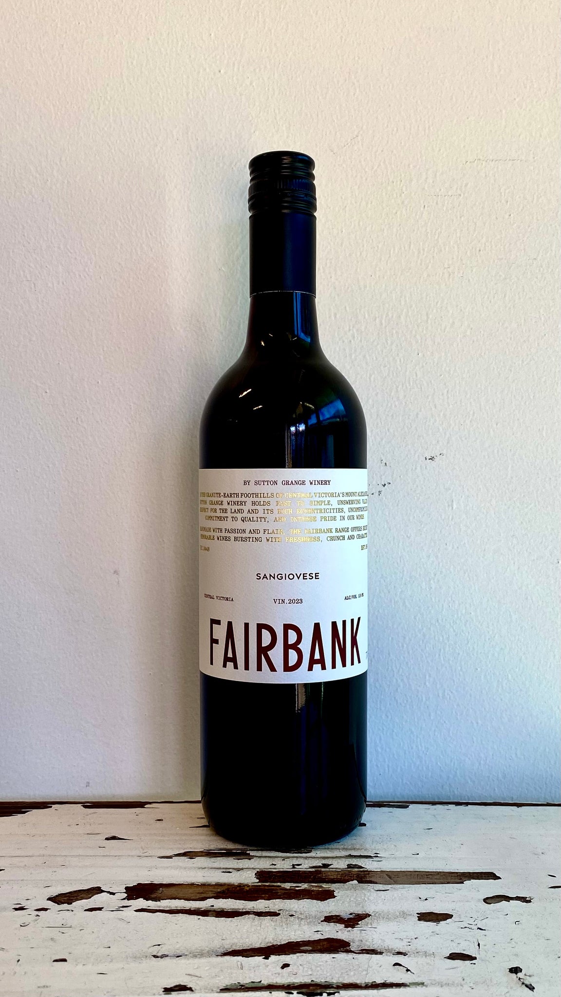 2023 Sutton Grange Winery Fairbank Sangiovese